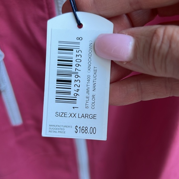 New with Tags: The Johnnie-O Men's Vest JMVT1400 (Knockdown) in Nantucket - Picture 9 of 10